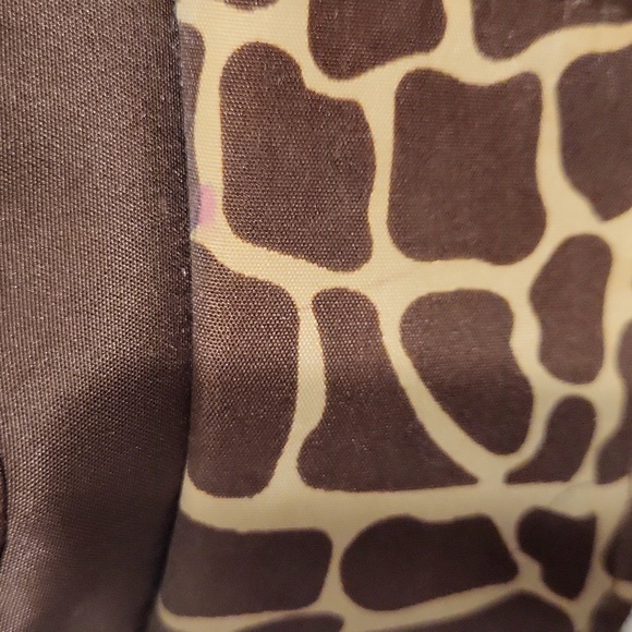 Brown Giraffe Print Craft Organizing Bag - Picture 12 of 13